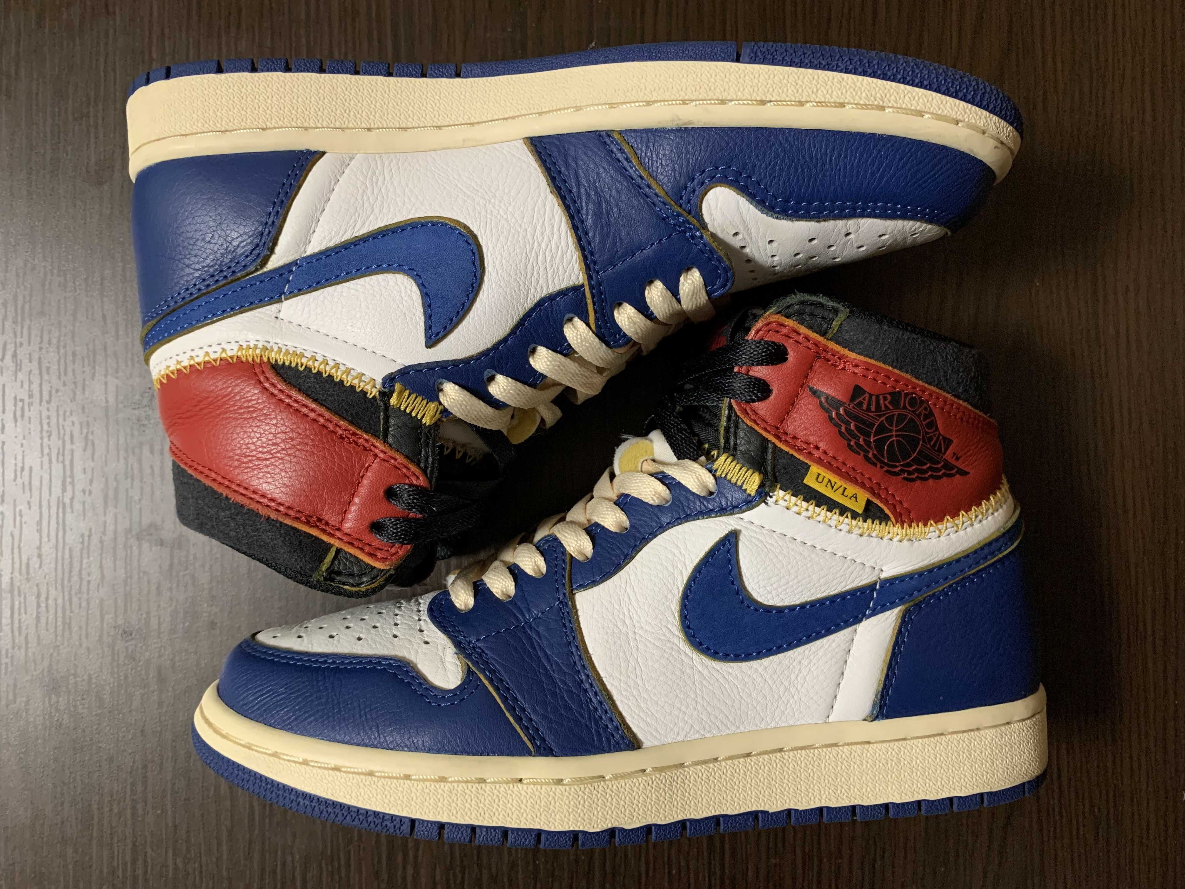 Union × Nike Air Jordan 1 Retro High OG NRG "Storm Blue/Varsity Red"