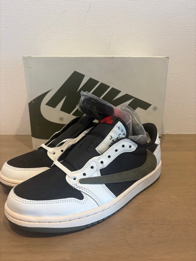 Travis Scott × Nike Women's Air Jordan 1 Low OG "Medium Olive"