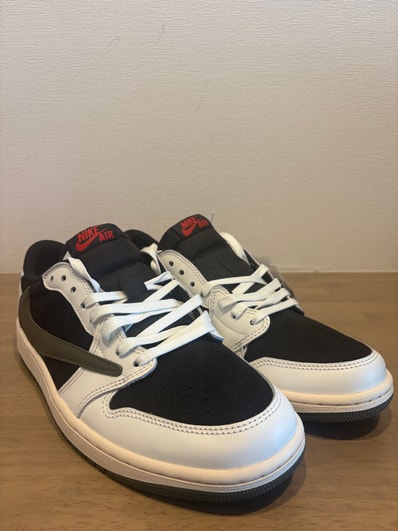 Travis Scott × Nike Women's Air Jordan 1 Low OG "Medium Olive"