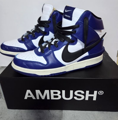 Ambush × Nike Dunk High "Deep Royal"