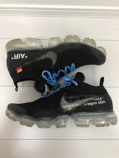 Off-White × Nike Air Vapormax "Black/Total Orange/Clear"