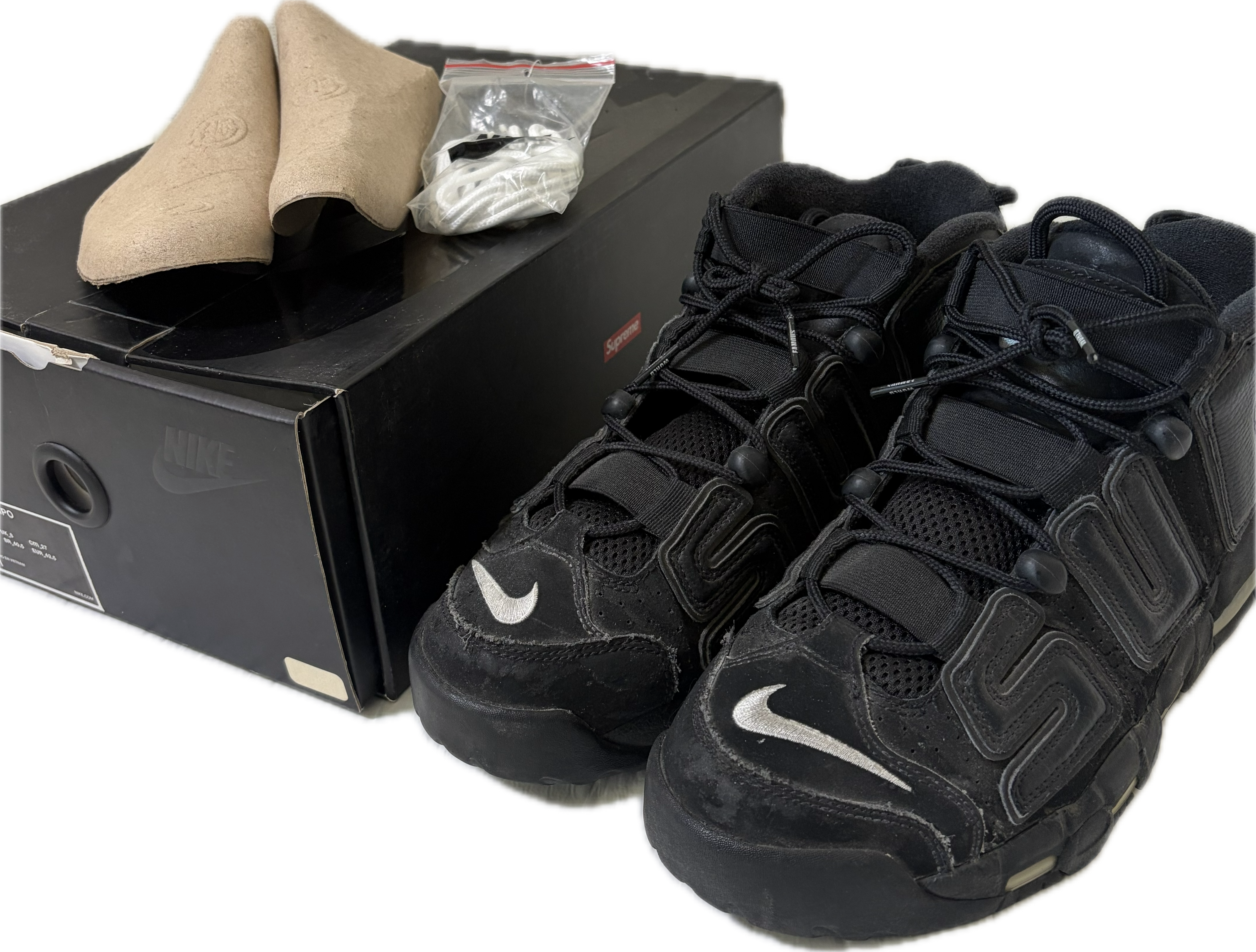Supreme × Nike Air More Uptempo "Black"
