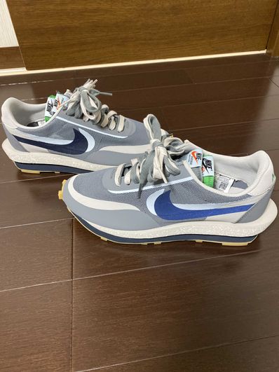 CLOT × Sacai × Nike LD Waffle "Grey Obsidian/Cool Grey"