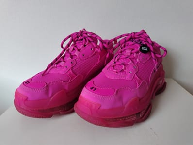 BALENCIAGA Triple S Clear Sole "Pink"