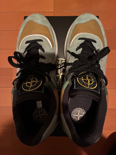 Stone Island × New Balance 574 Legacy "Green Clay"