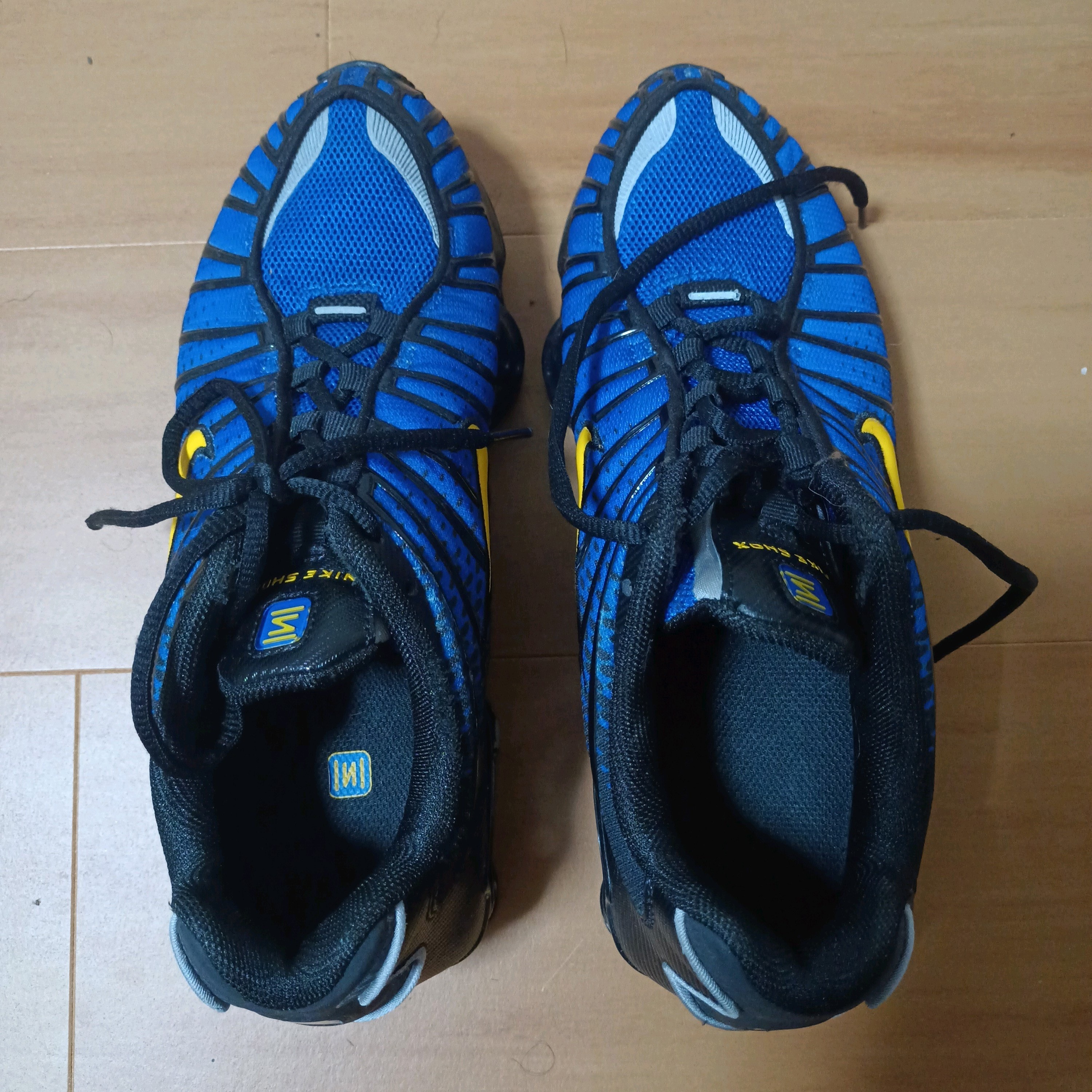 Nike Shox TL "Black/Varsity Maize/Metallic Silver/Lyon Blue"
