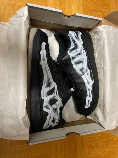 Nike Air Force 1 Low "Black Skeleton"