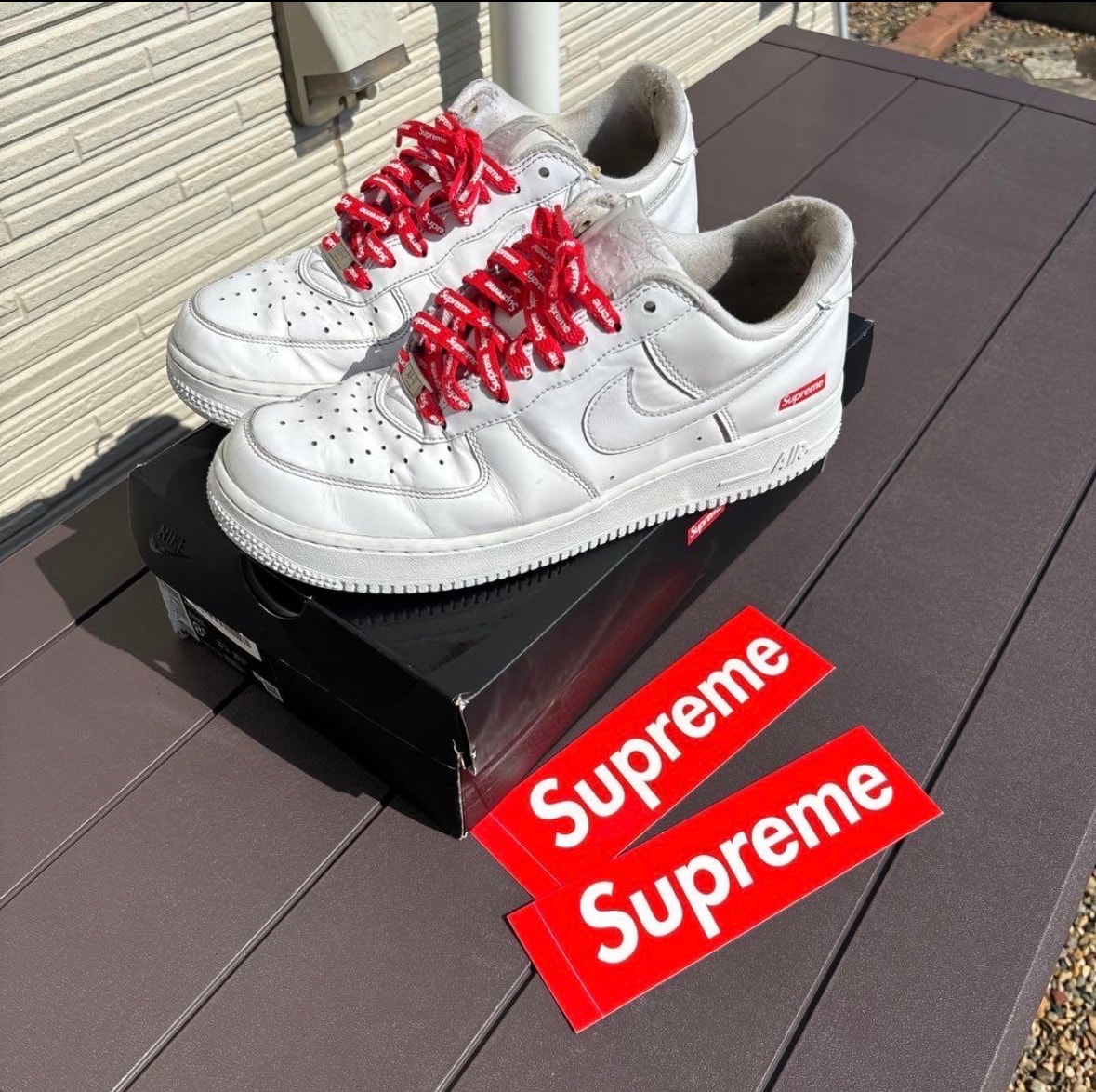 Supreme × Nike Air Force 1 Low "White"