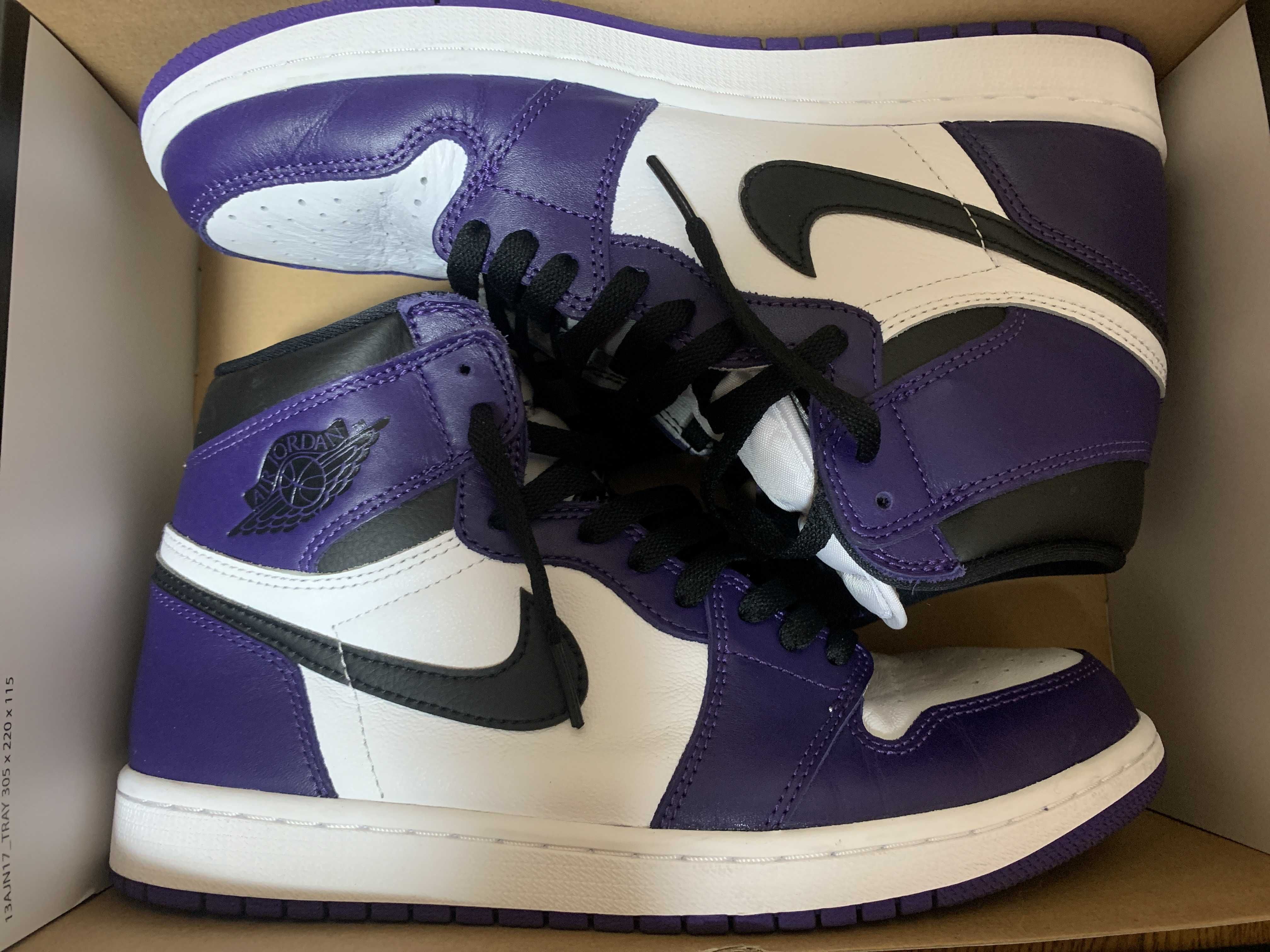 Nike Air Jordan 1 Retro High OG "Court Purple White/Black" (2020)   