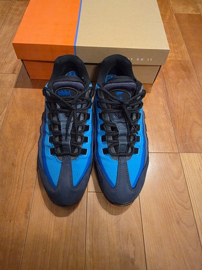 Stash × Nike Air Max 95 "Black and Harbor Blue" (2024)