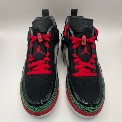 Nike Jordan Spizike Low "Black/Varsity Red/Classic Green"