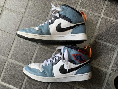 FACETASM × Nike Air Jordan 1 Mid "White/Navy"