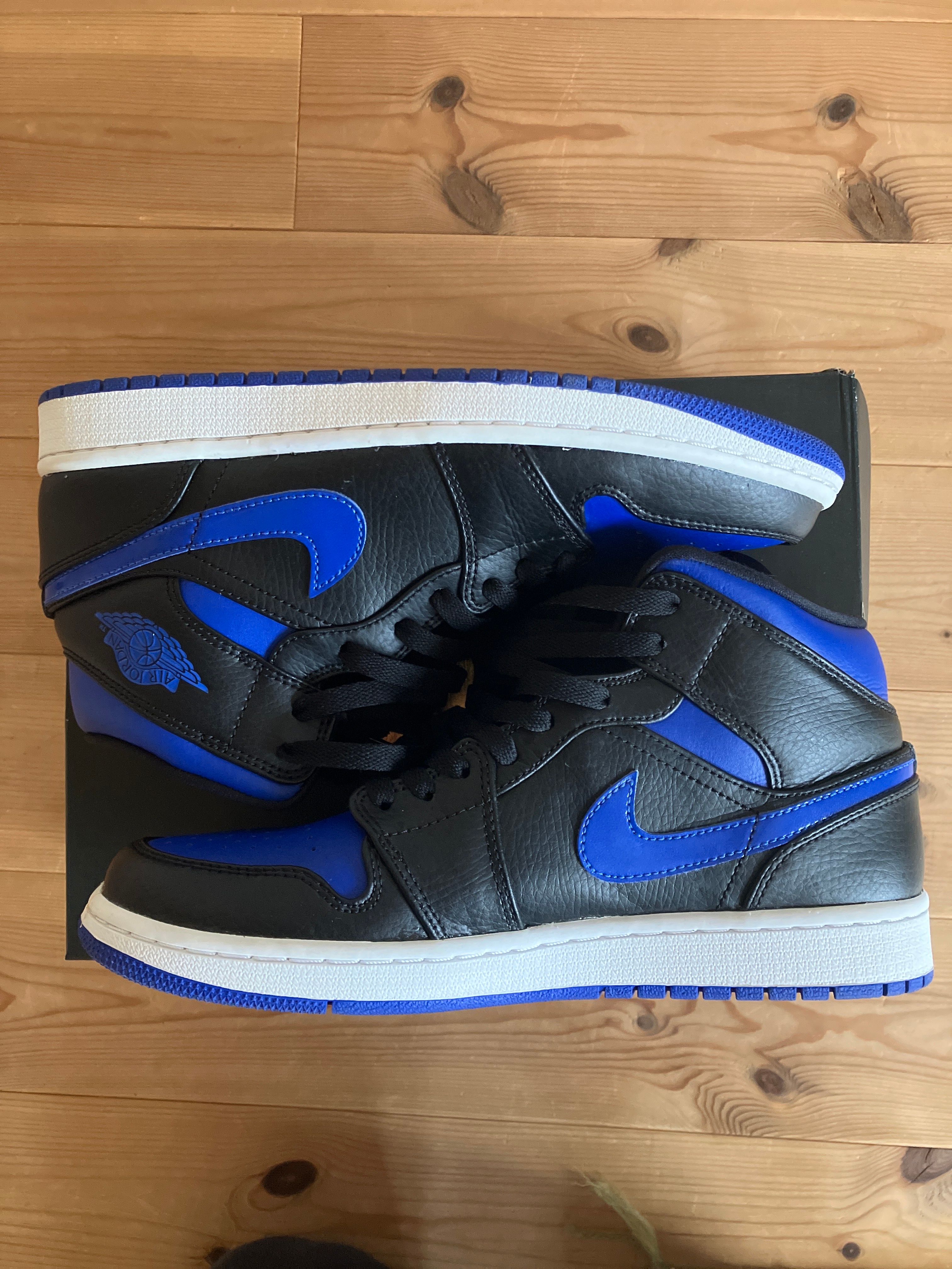 NIKE AIR JORDAN 1 MID "BLACK/BLUE"