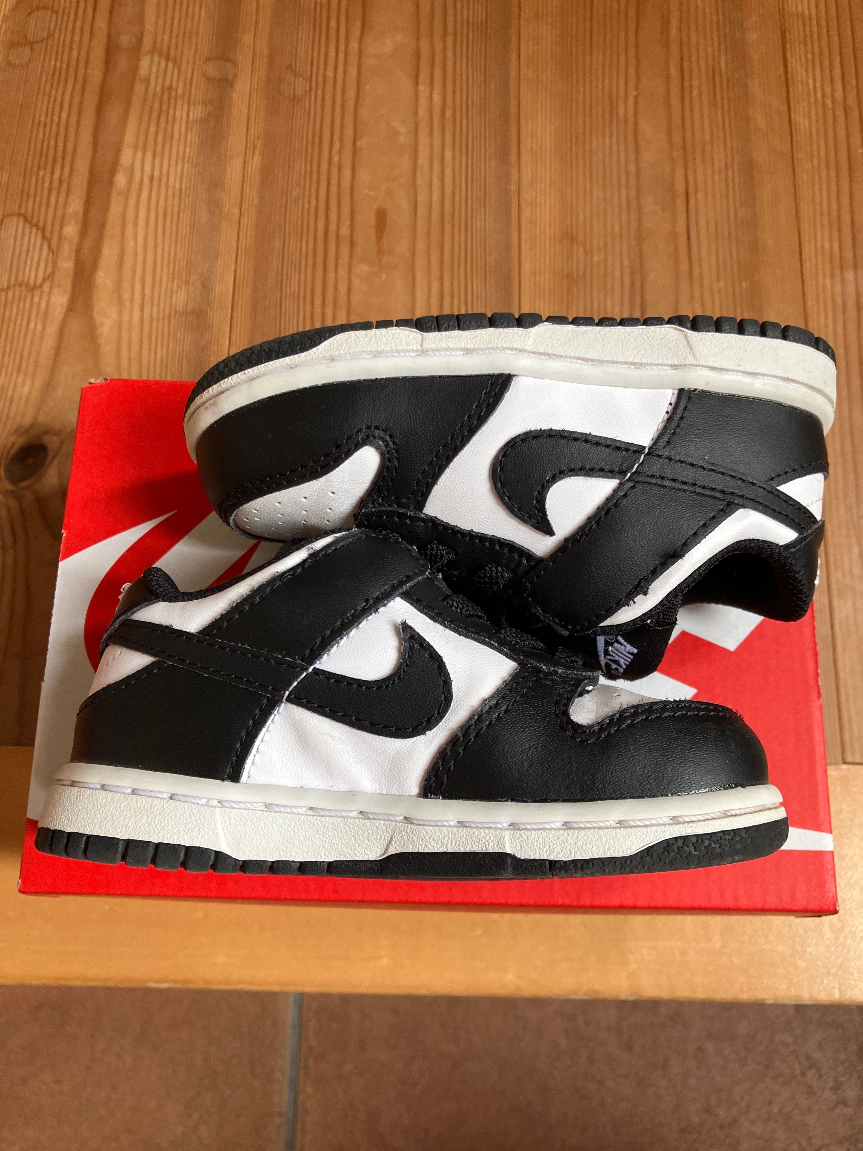 Nike TD Dunk Low "White/Black"