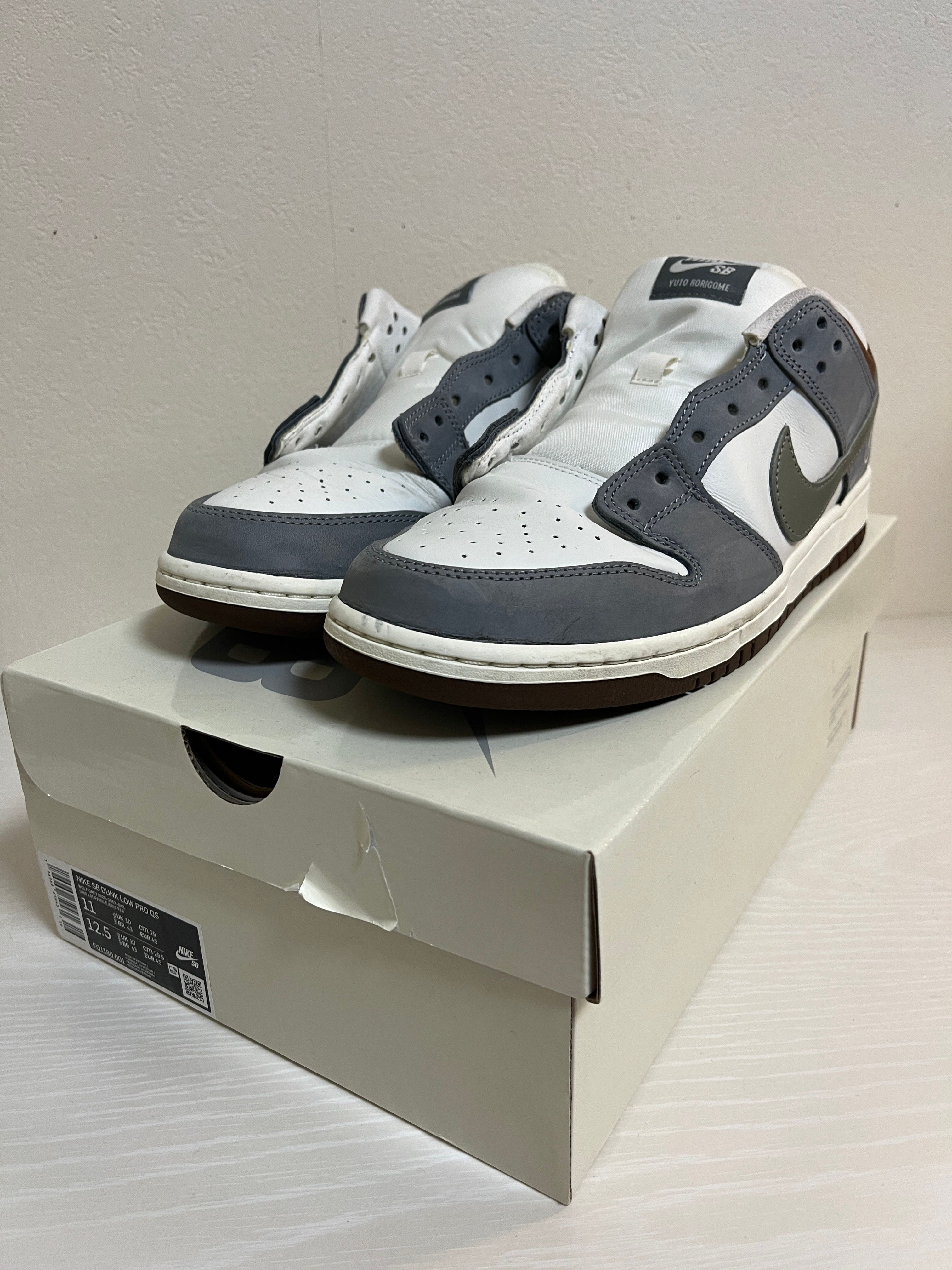 堀米 雄斗(Yuto Horigome) × Nike SB Dunk Low Pro QS "Wolf Grey"