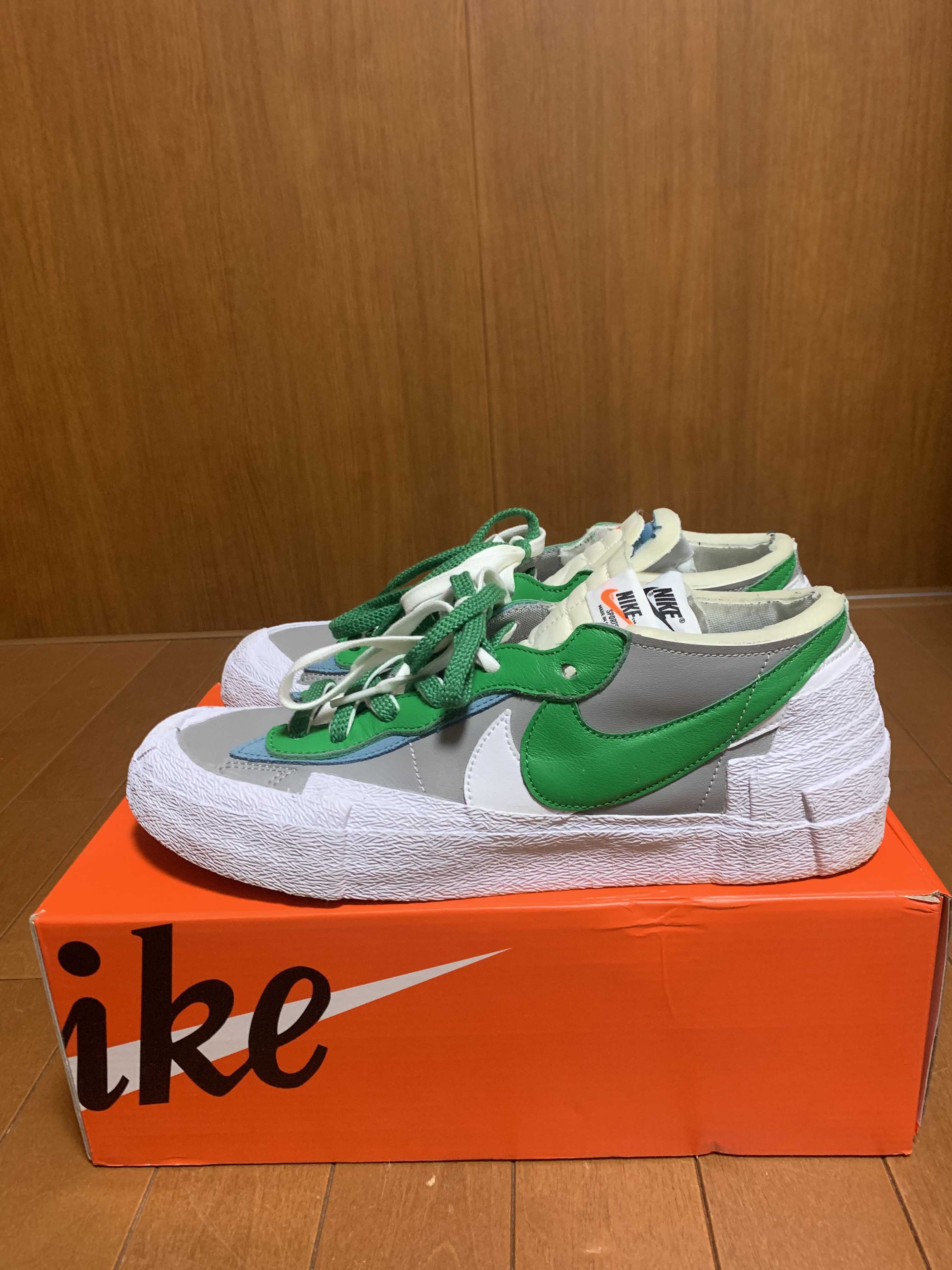 sacai × Nike Blazer Low "Classic Green"