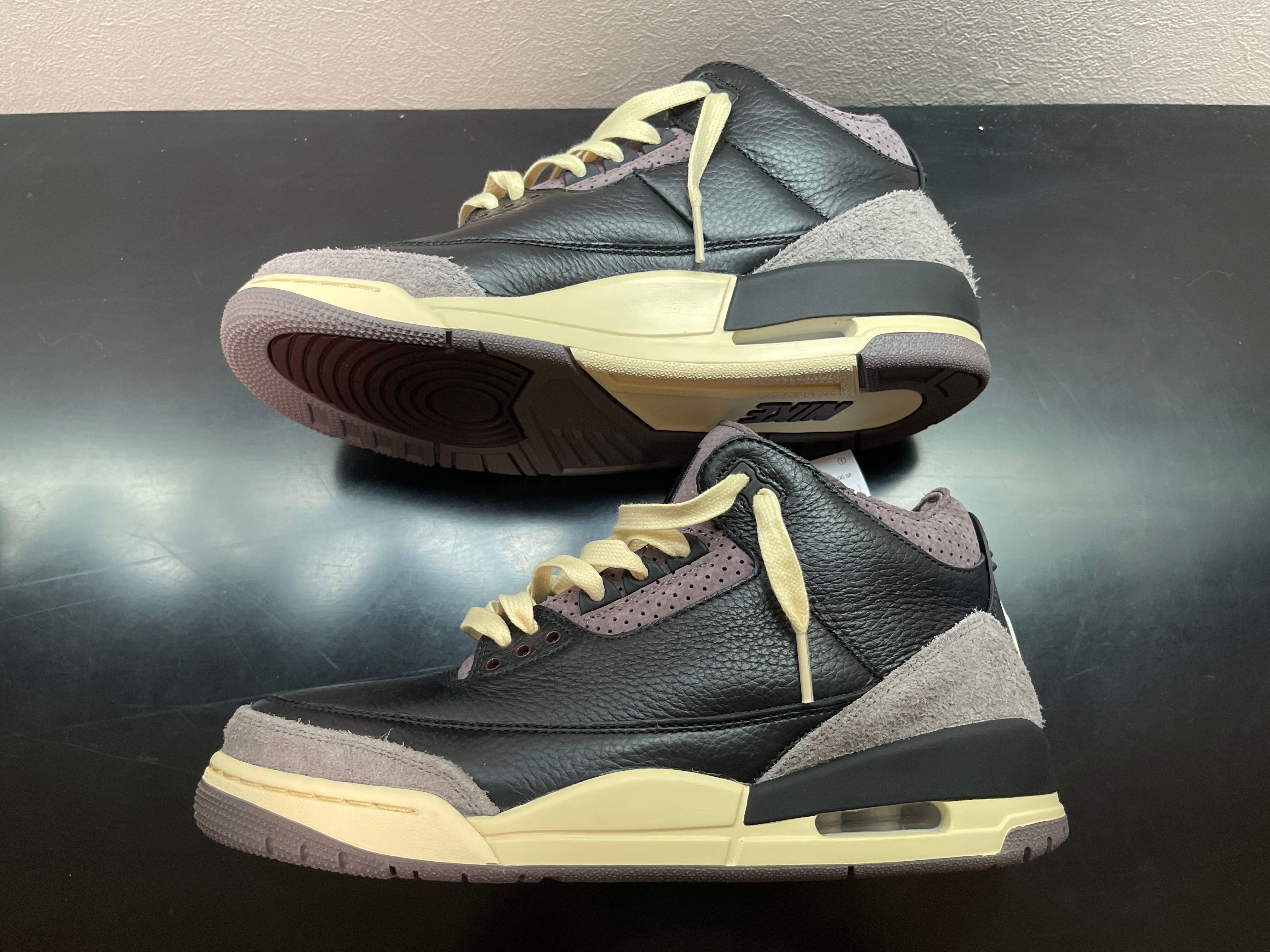 A Ma Maniere × Nike Women's Air Jordan 3 Retro OG SP "Black and Flat Pewter/WYWS"