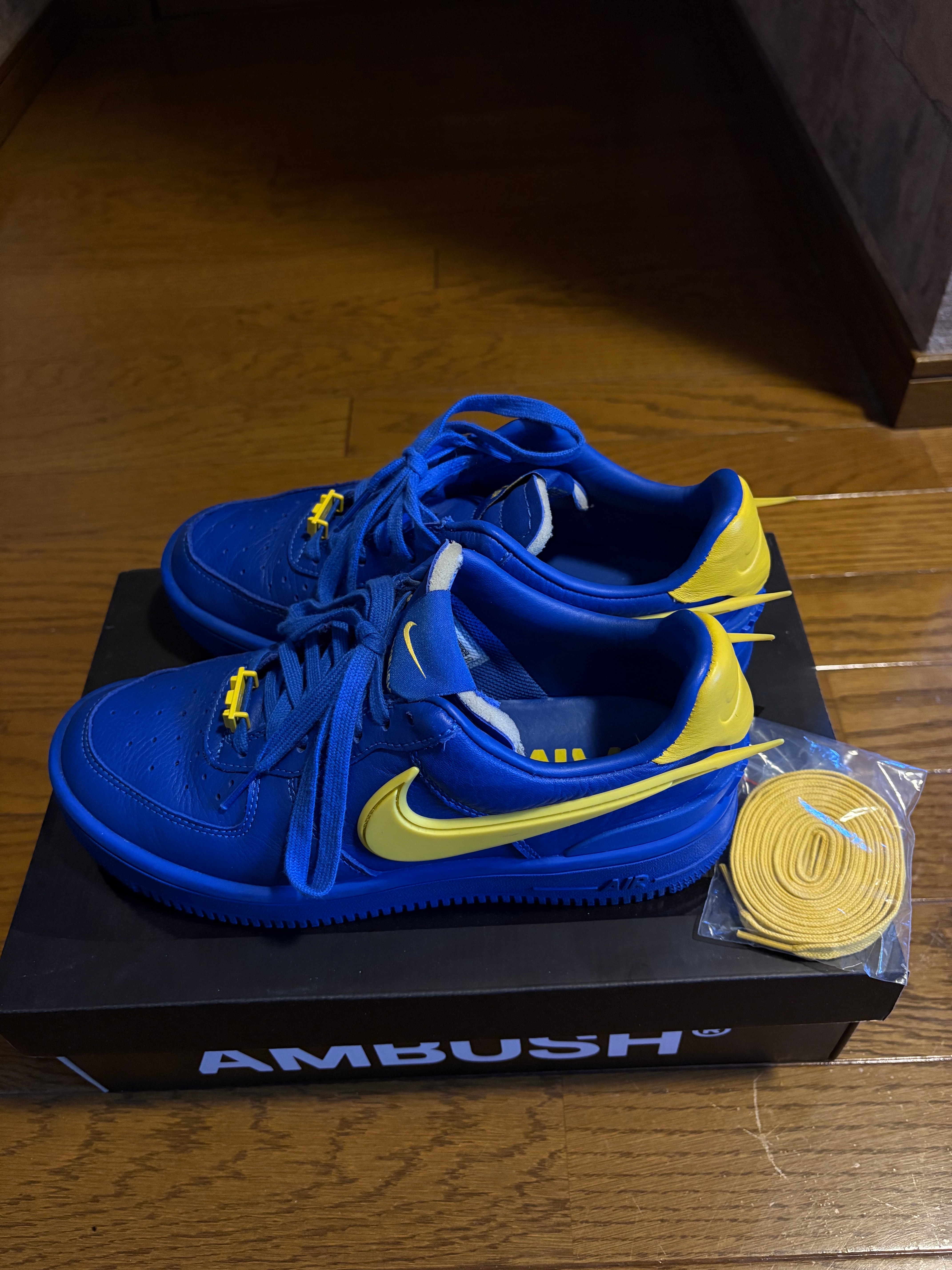 AMBUSH × Nike Air Force 1 Low "Game Royal and Vivid Sulfur"