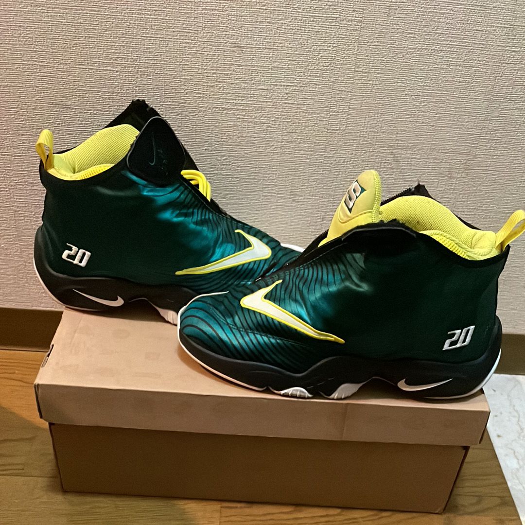 Nike Air Zoom Flight 98 The Glove Sole Collector Sonic Wave "Legion Pine/Tour Yellow"