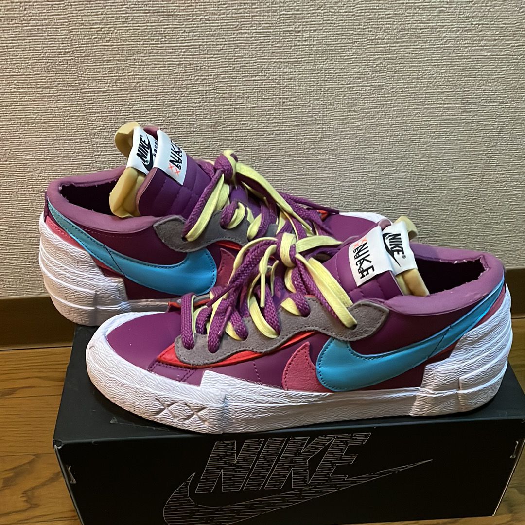 KAWS × sacai × Nike Blazer Low "Purple Dusk"