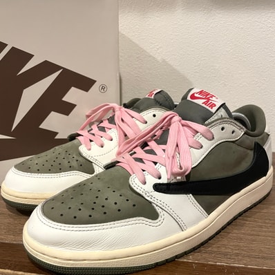 Travis Scott × Nike Air Jordan 1 Low OG SP "Reverse Olive"