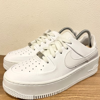 Nike Women's Air Force Sage Low "Triple White"