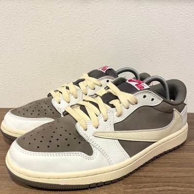 Travis Scott × Nike Air Jordan 1 Low OG SP "Reverse Mocha/Sail and Ridgerock"