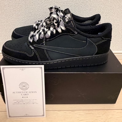 Travis Scott × Nike Air Jordan 1 Low OG SP "Black Phantom"