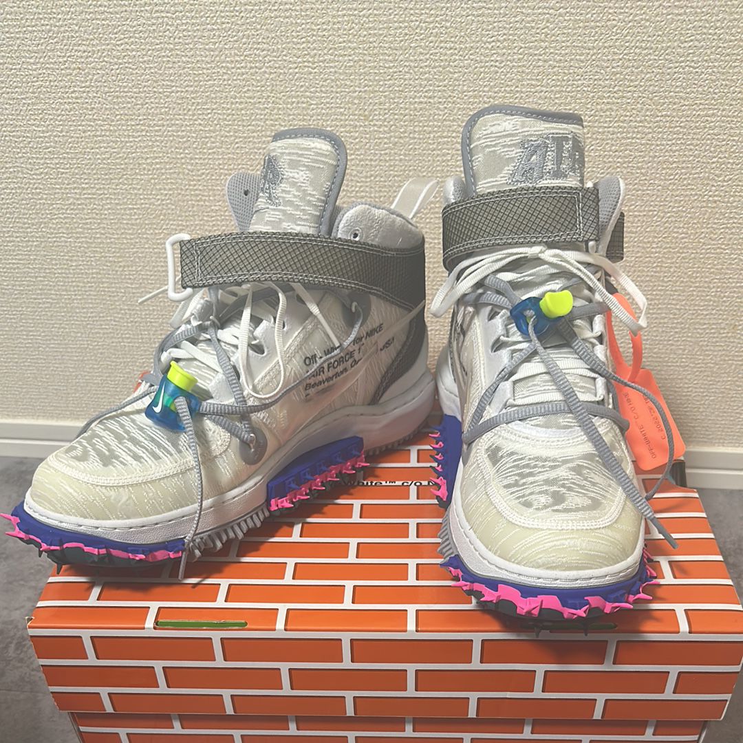 Off-White × Nike Air Force 1 Mid "White"