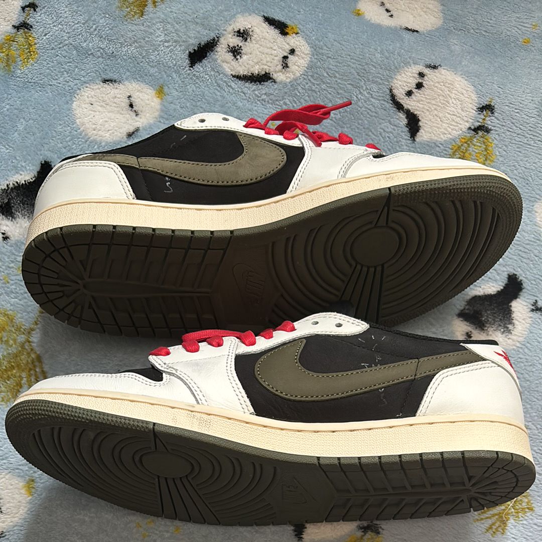 Travis Scott × Nike Women's Air Jordan 1 Low OG "Medium Olive"