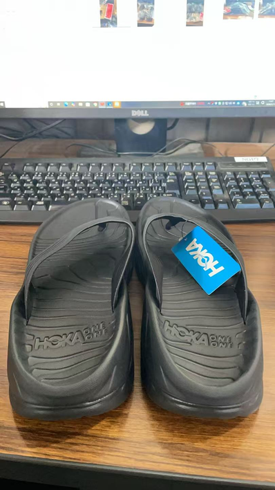 Hoka Ora Recovery Flip "Black/Dark Gull Gray"