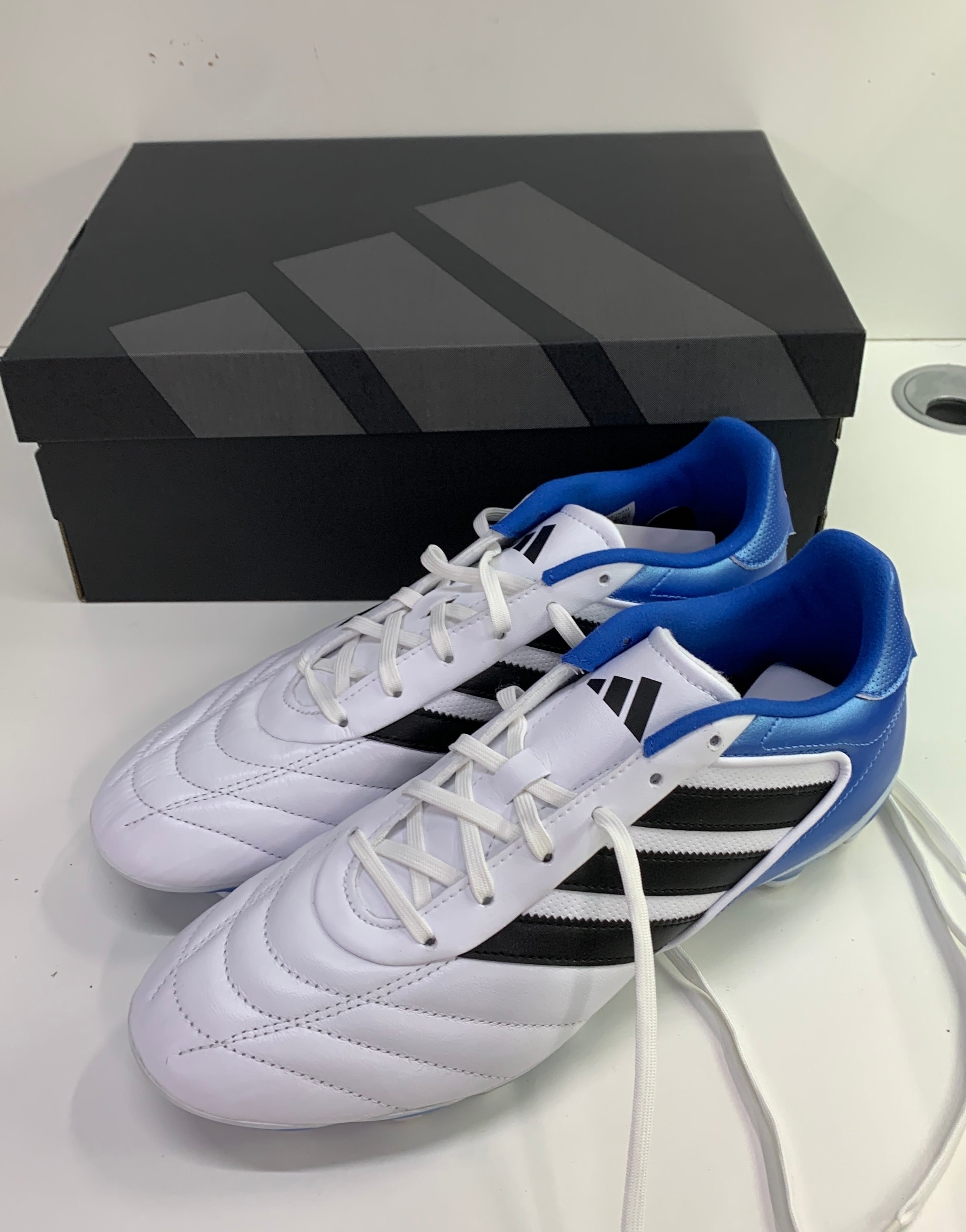 adidas Copa Gloro 2 Short Tongue HG/AG "Footwear White/Core Black/Bright Royal"