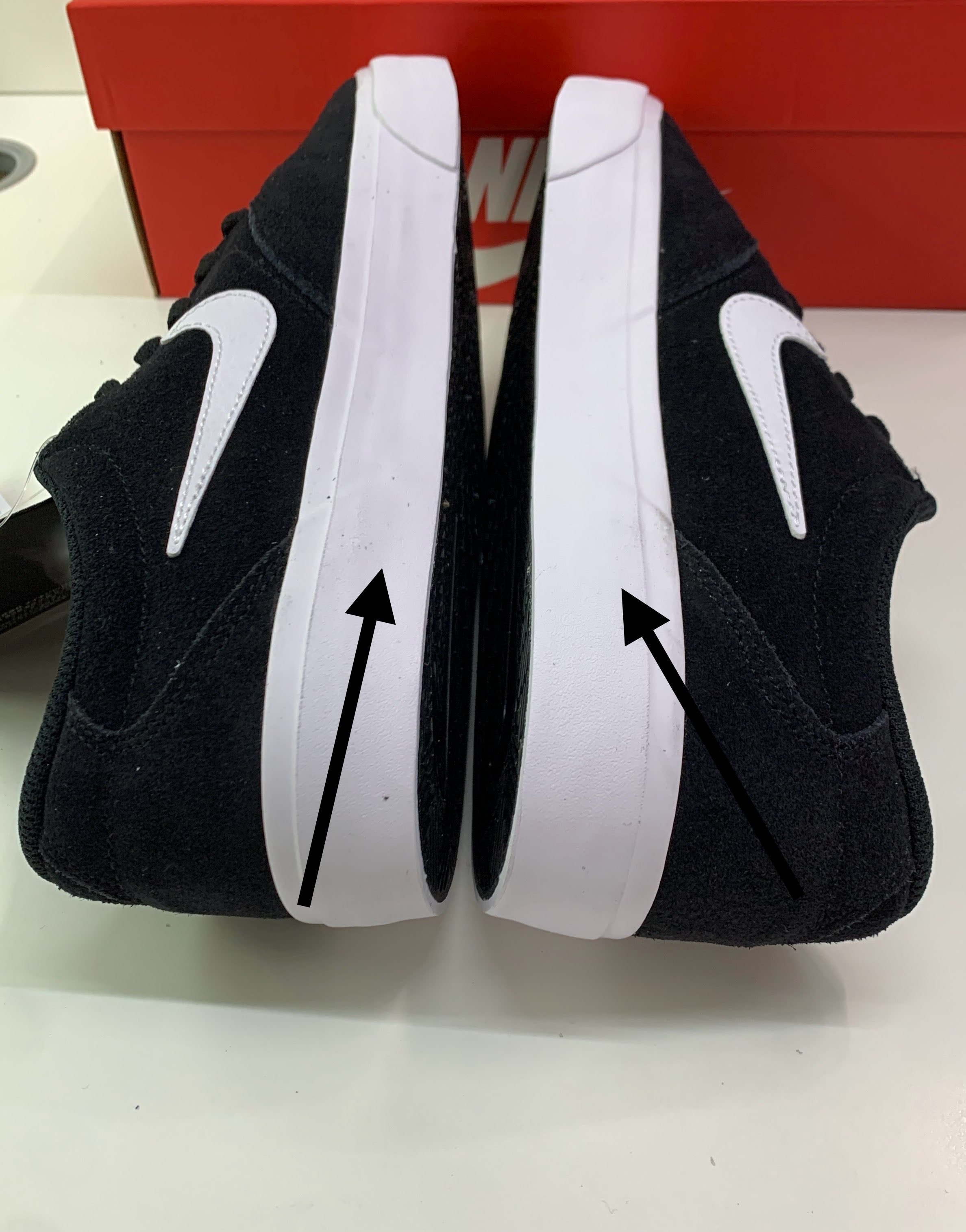 Nike Charge Suede "Black/Black/White"