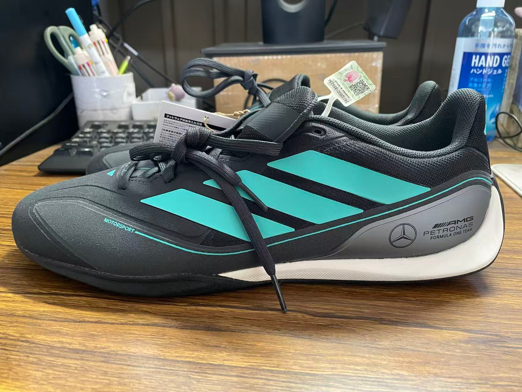 Mercedes AMG Petronas F1 Team × adidas Feroza Base "Core Black/Semi Mint Rush"