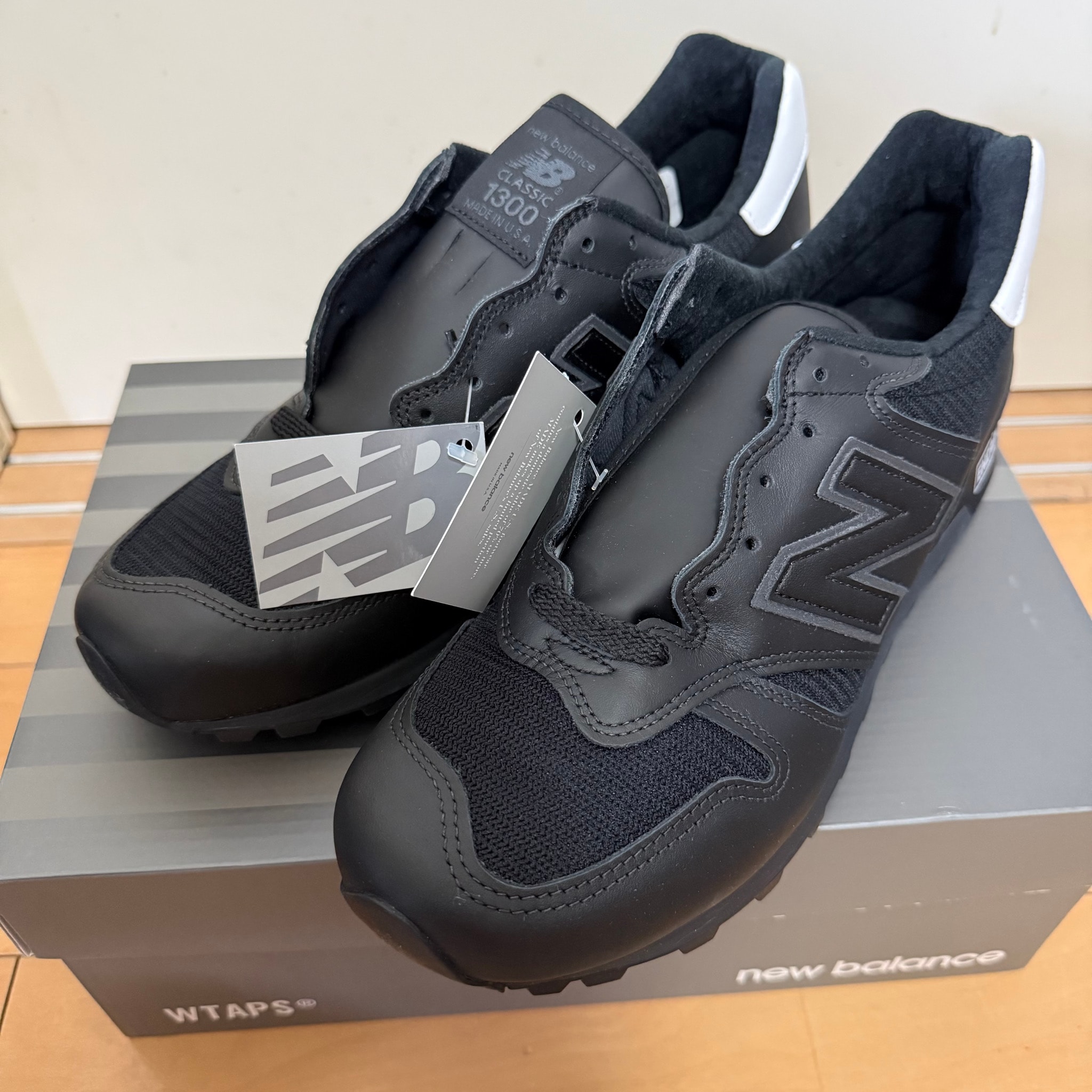 WTAPS × New Balance 1300 Made in USA "Black/White"
