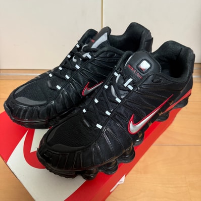 Nike Shox TL "Black/University Red/Metallic Silver"
