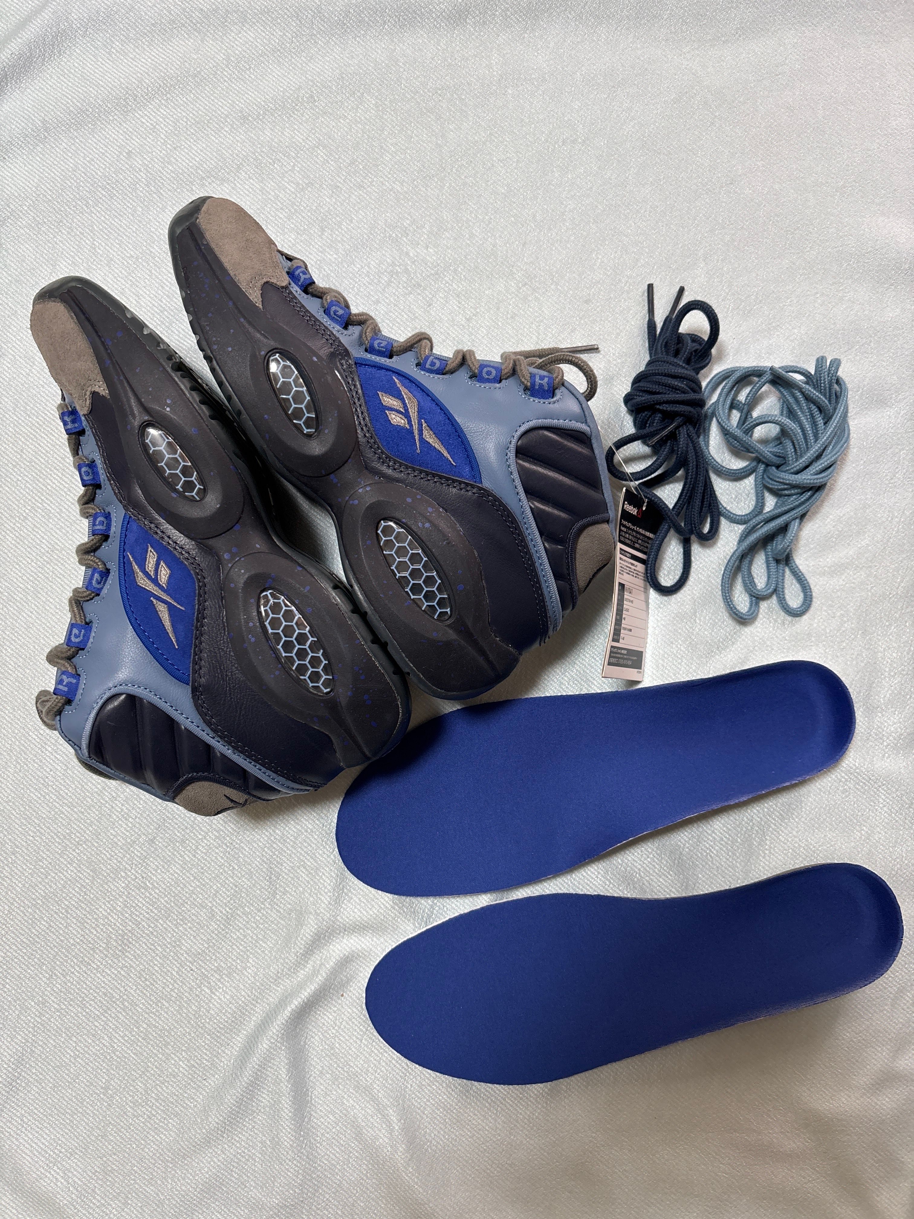 Stash × Reebok Question Mid " Stash/Grey Navy Ultramarine"