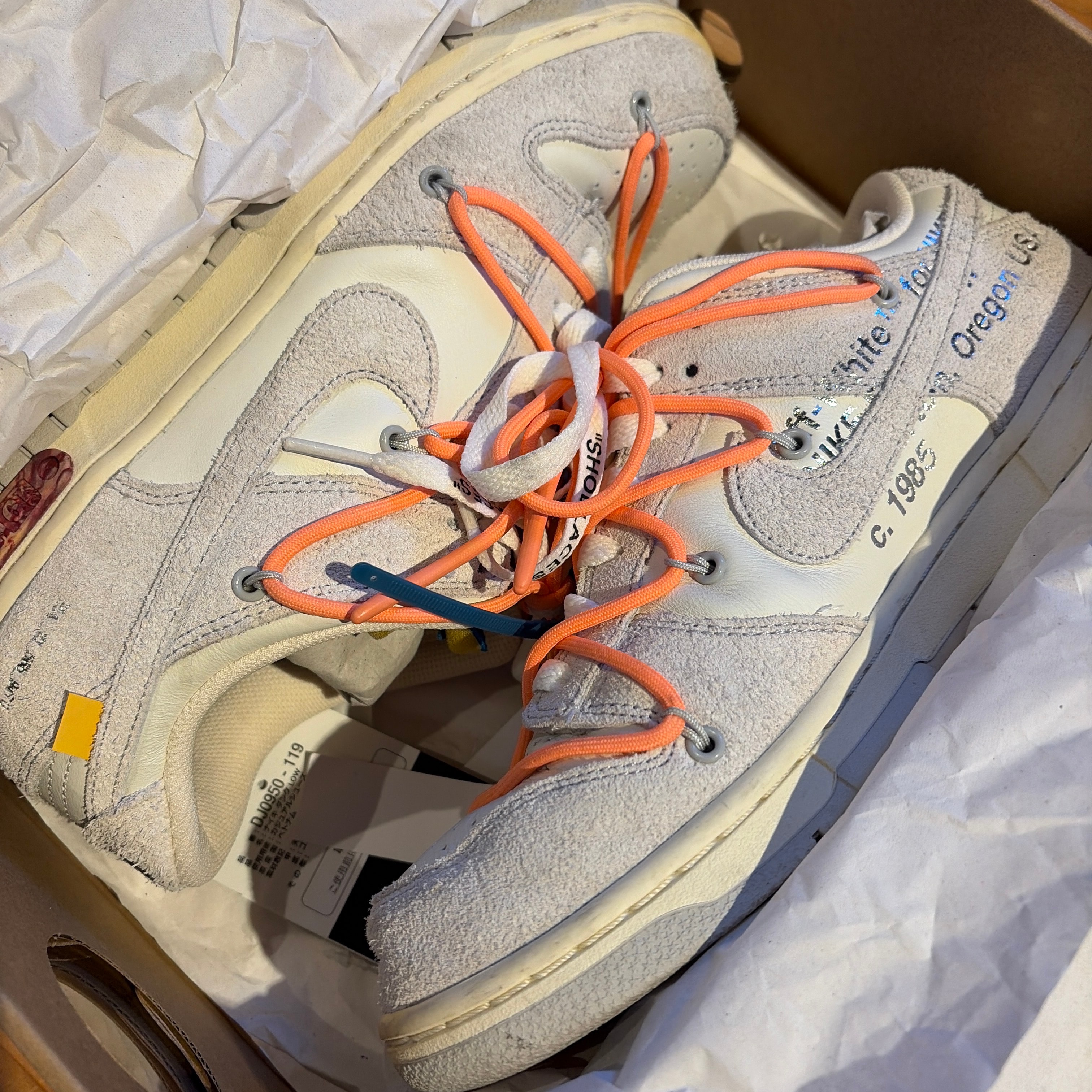 Off-White × Nike Dunk Low 1 of 50 "Lot.19" 