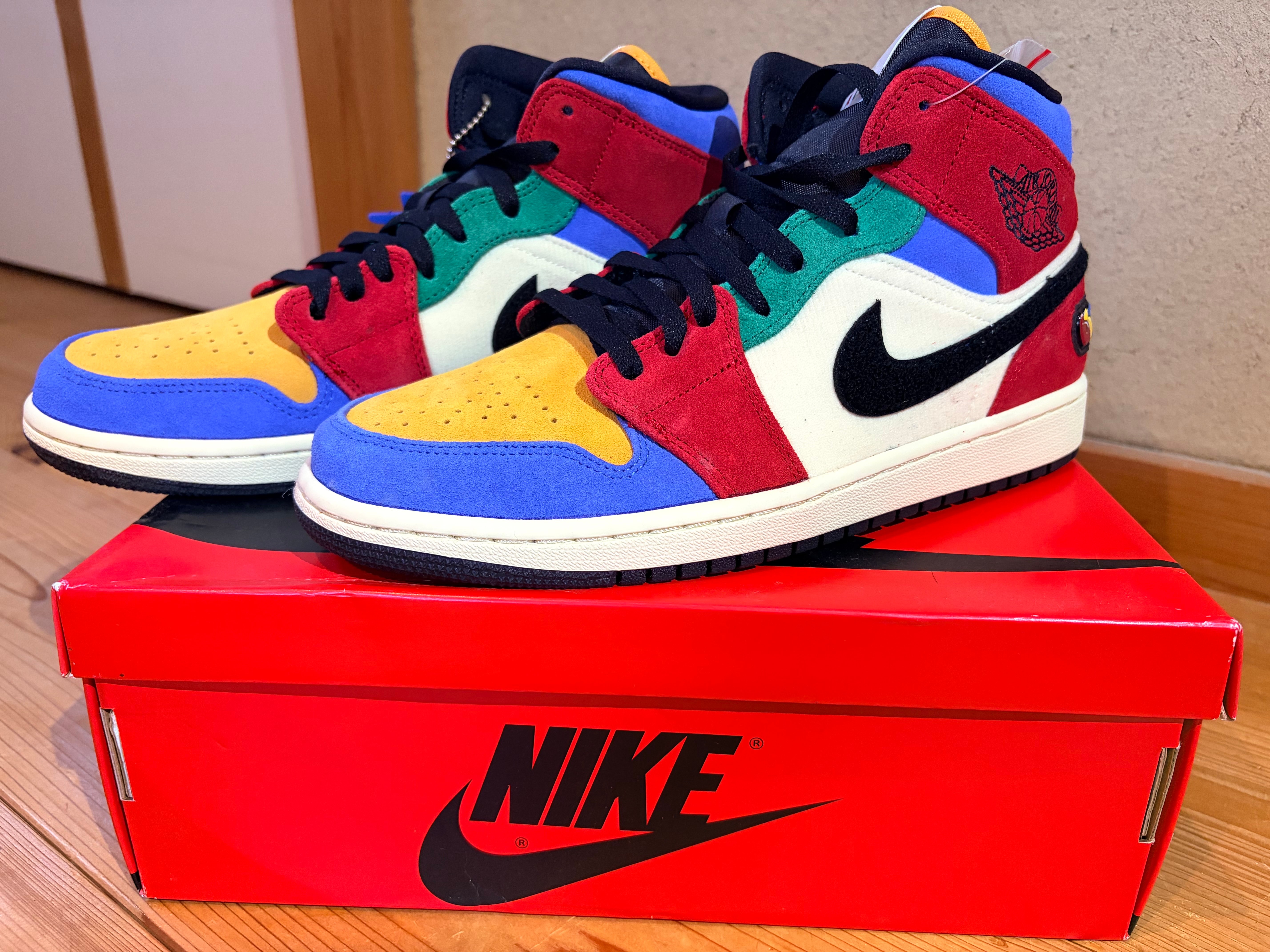 Blue The Great × Nike Air Jordan 1 Mid "Fearless"