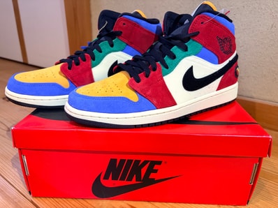 Blue The Great × Nike Air Jordan 1 Mid "Fearless"