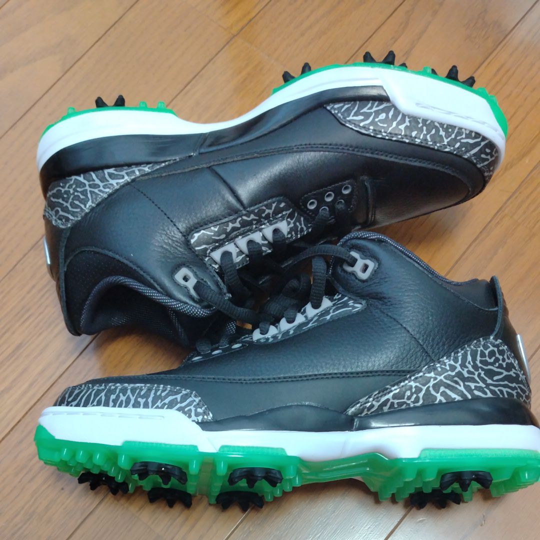 Nike Air Jordan 3 Retro Golf "Black Green Glow"