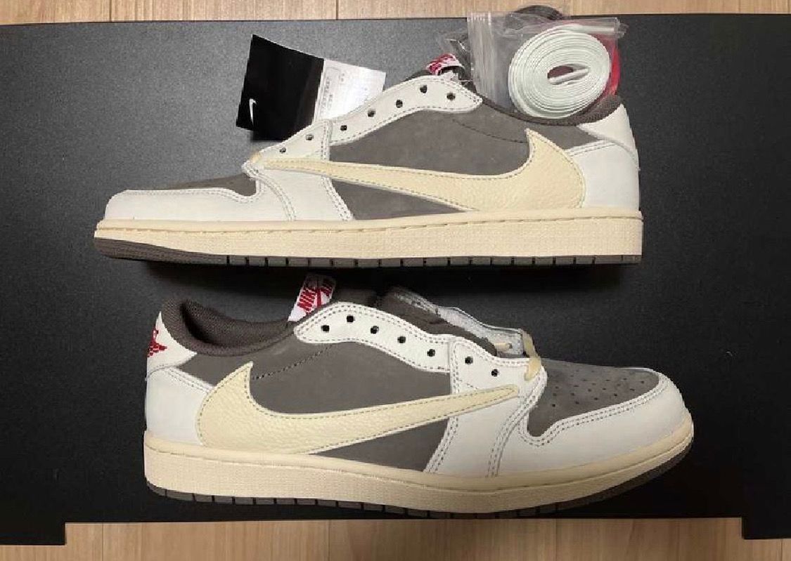Travis Scott × Nike Air Jordan 1 Low OG SP "Reverse Mocha/Sail and Ridgerock"