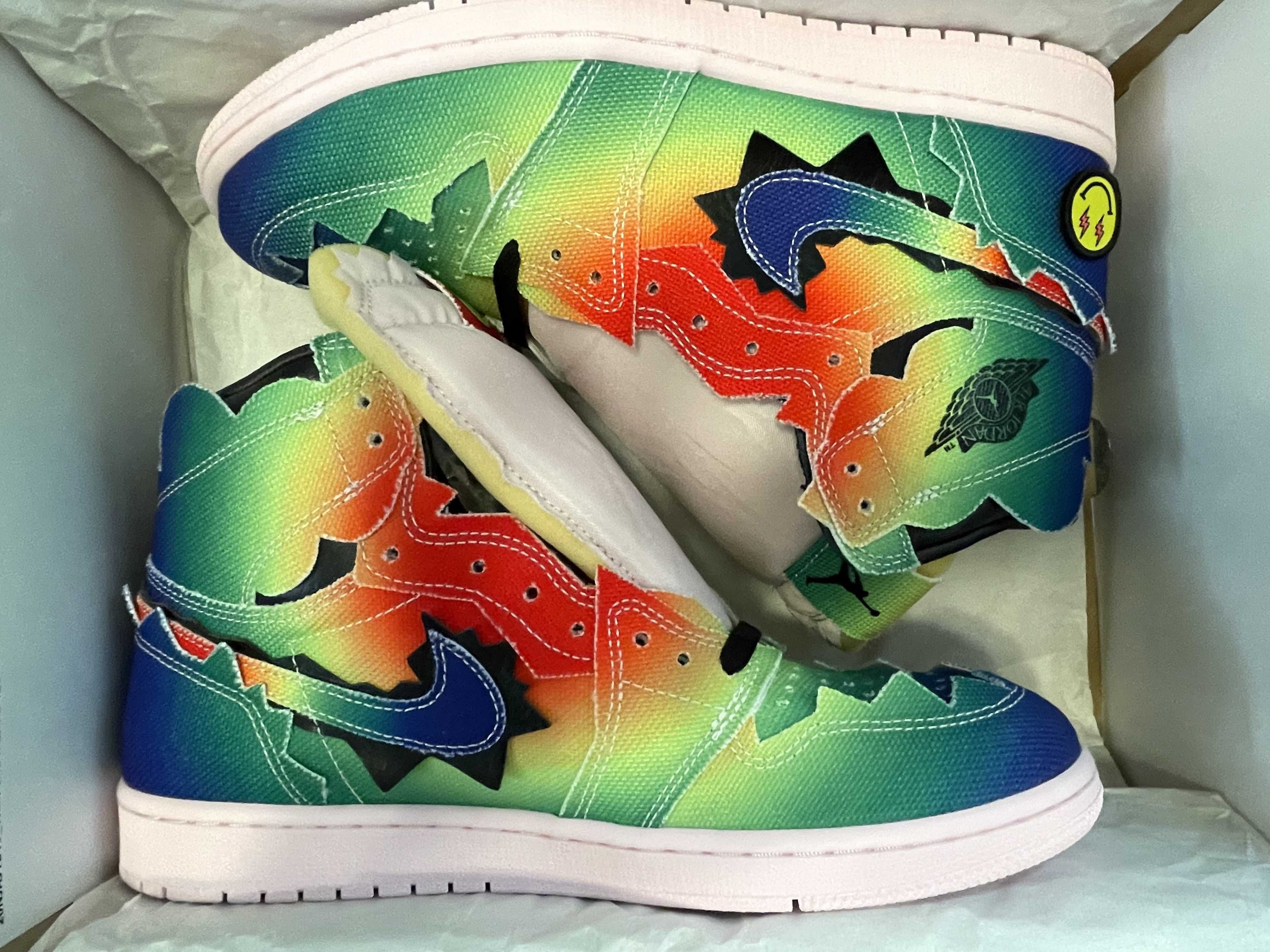 J Balvin × Nike Air Jordan 1 High OG "Rainbow"
