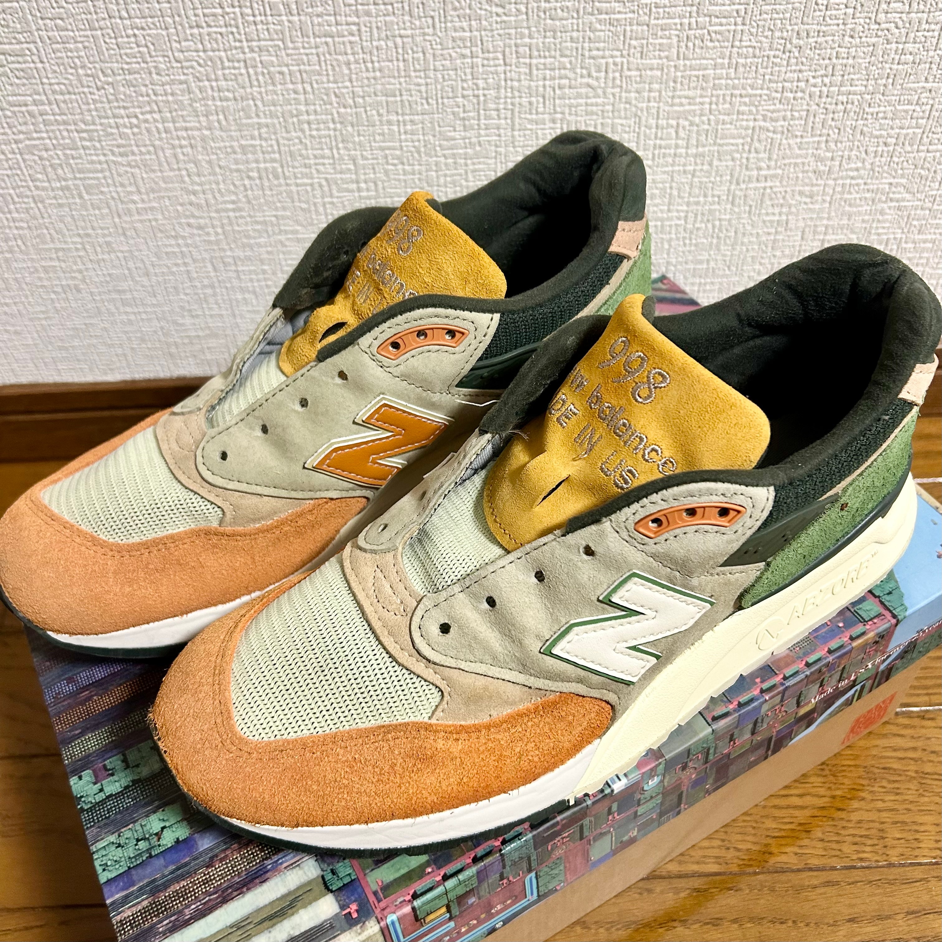 KITH Ronnie Fieg and the Frank Lloyd Wright Foundation × New Balance 998 "Aloe Wash/Apricot Buff"