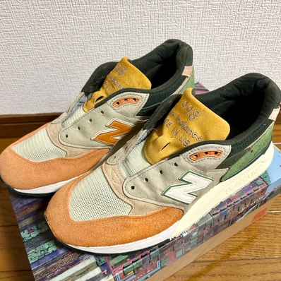 KITH Ronnie Fieg and the Frank Lloyd Wright Foundation × New Balance 998 "Aloe Wash/Apricot Buff"