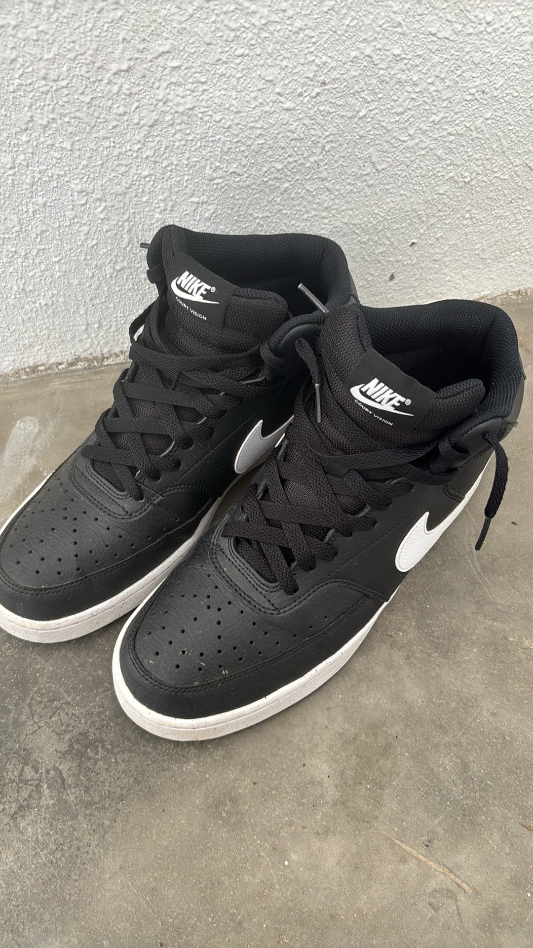 Nike Court Vision Mid Next Nature "Black/White"