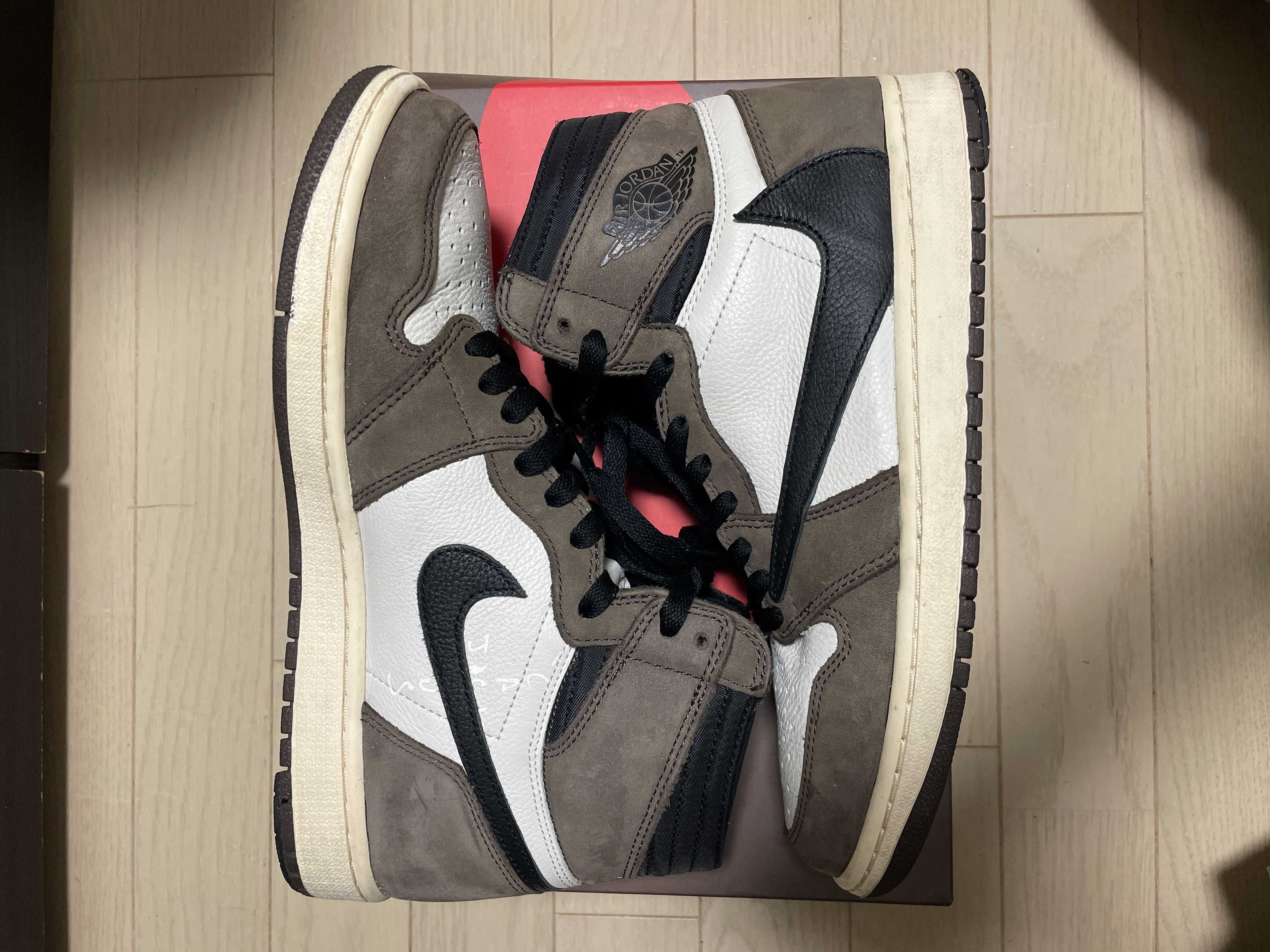 Travis Scott × Nike Air Jordan 1 Retro High OG TS SP "Sail/Dark Mocha"