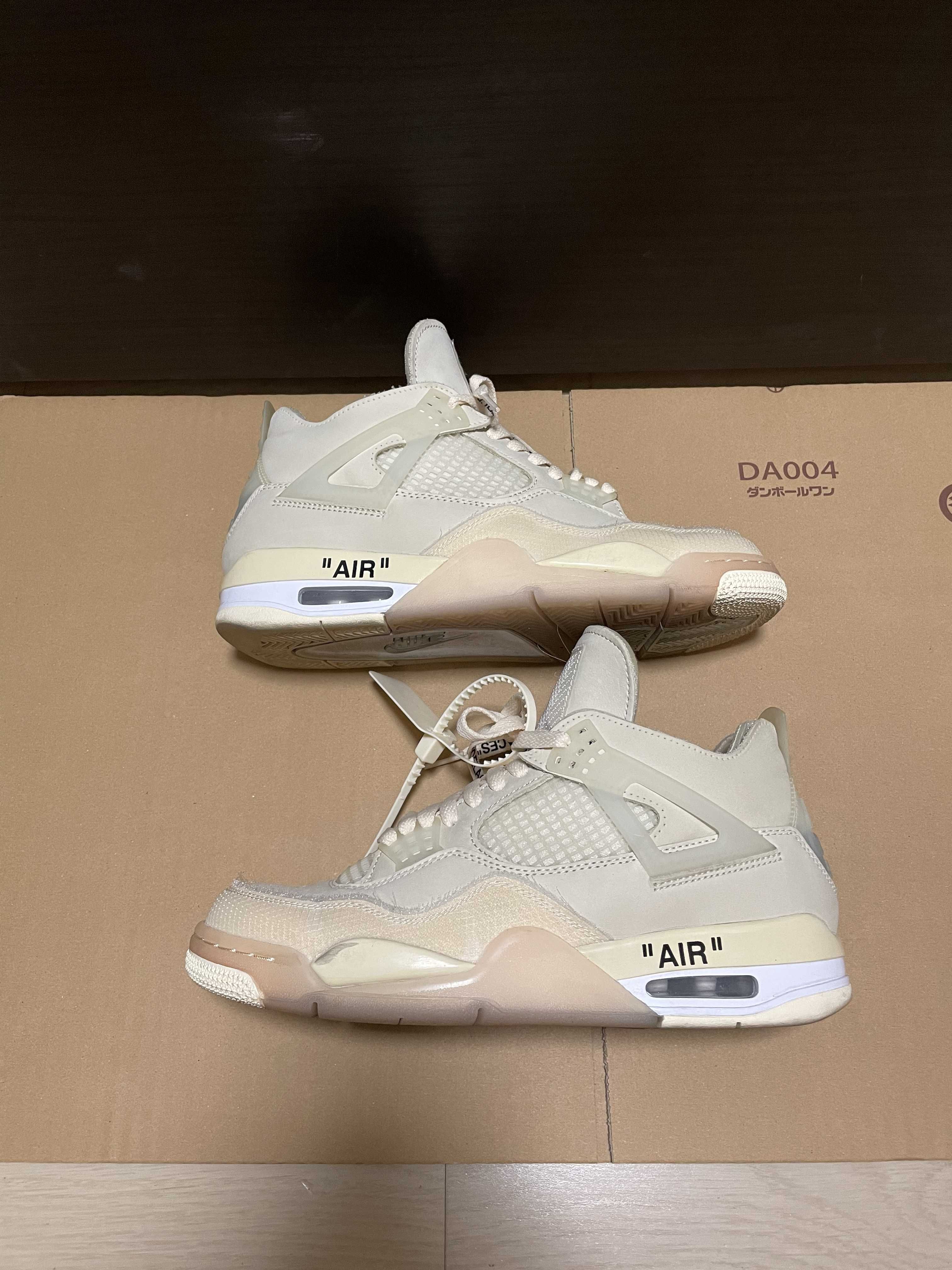 Off-White × Nike Women's Air Jordan 4 SP "Sail"