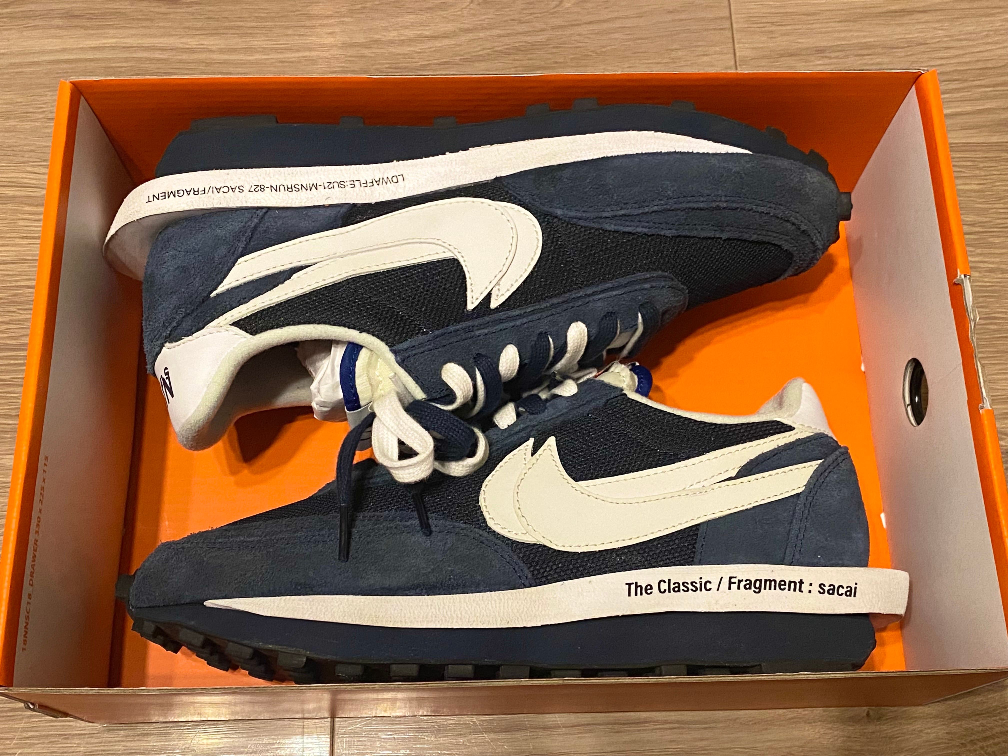 Fragment × sacai × Nike LD Waffle "Blackended Blue"