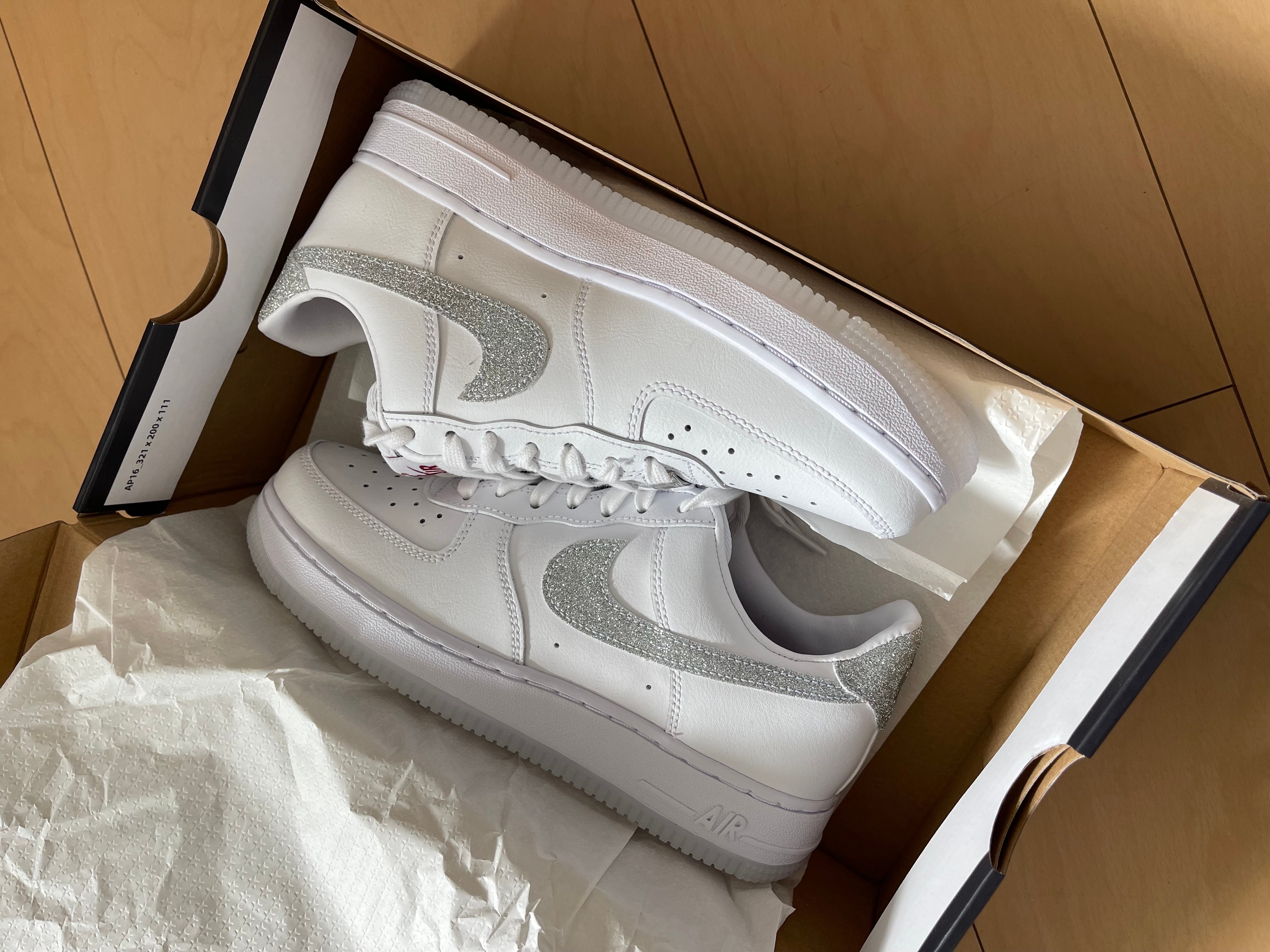 Nike Women's Air Force 1 '07 LX "White/Cool Grey/Multi Color"